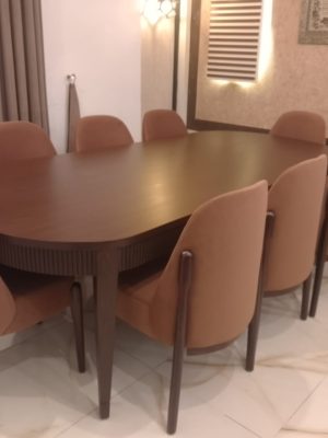 MODERN 8-SEATER DINING TABLE SET